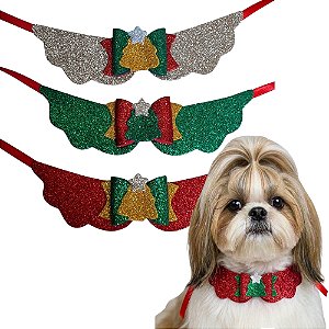 10 Gargantilhas Pet Natal Sortidas