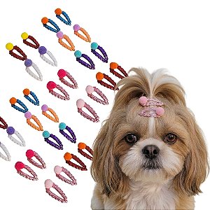 30 Adesivos EVA Pet Tic Tac Pompom Com Cores Sortidas