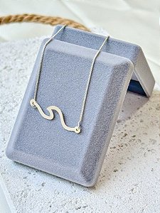 Choker Onda - Folheado a prata