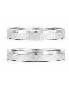 Par de Aliança Veneza - Prata 950