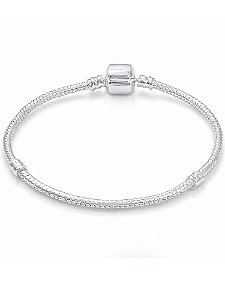 Pulseira Berloque Simples - Folheado a prata