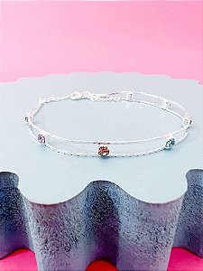 Pulseira Yasmin - Folheada a prata