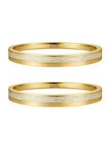 Par de Aliança Alice - Moeda Antiga