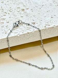 Pulseira mini esferas - Aço Inox