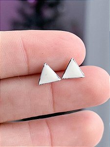 Brinco Triângulo - Aço Inox