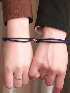 Par de Pulseiras Magnéticas - Preto
