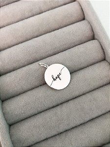 Pingente Hope - Prata 925