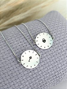 Par de Pulseira Dupla Inseparáveis – Prata 925
