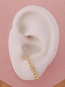 Brinco Ear Hook - Folheado a ouro