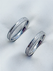 Par de Aliança delicate 3mm - Aço Inox