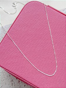 Choker de Catraquinha 1mm - Folheado a prata