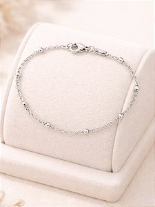 Pulseira bolinhas - Aço inox