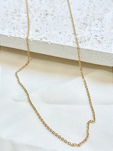 Colar elos dourado - Aço Inox