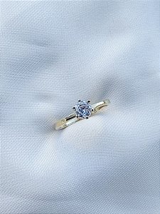 Anel Solitário Russ - Moeda Antiga