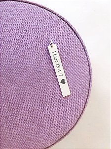 Colar Plaquinha M com Provérbios - Prata 925