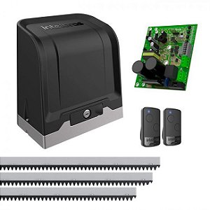 Kit Motor Automatizador de Portão Rápido Intelbras DC 800 FAST Deslizante 1/2 HP Bivolt