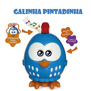 Galinha Pintadinha Mini Musical C/ Rodinha - Elka