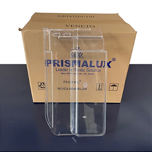 Telha Romana Reta R15 Transparente Virgem CRISTAL - Prismalux (CX 15)