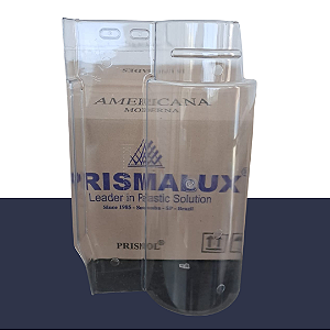Telha Translúcida Americana Moderna (New) Cristal 40,5x23,5 Anti-UV Prismalux