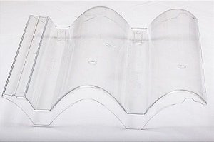 Telha Coppo Veneto Cristal Prismalux - Anti-UV e Anti Chama( Cx 10 Unid.)