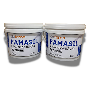 Famasil 85 shore 5kg - Silicone de Adição