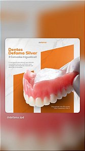 CONJUNTO DE DENTES E ESCALA DE COR