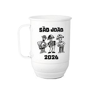 Caneca de Alumínio 600ml Personalizada - São João 2026