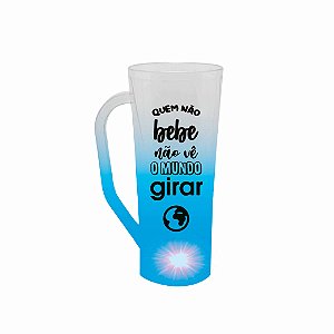 Caneca Long Degradê com LED - Personalizada