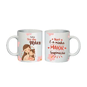 Caneca de Porcelana 300ml - Você É A Minha Maior Inspiração