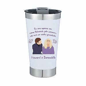 Copo Térmico 473 ml - Dia dos Namorados - Seriado The Big Bang Theory