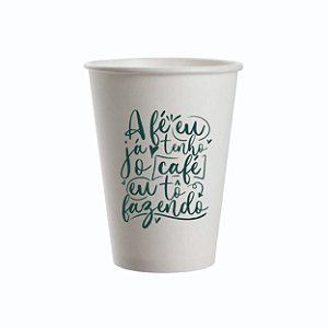 100 Copos de Papel 500ml PERSONALIZADO