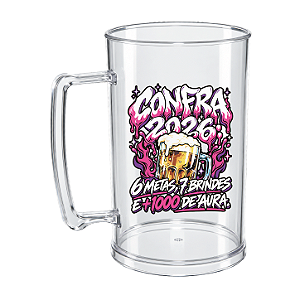 Caneca de Chopp 450ml Personalizado - Confraternização 2026