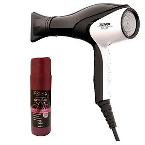 KIT - SECADOR TAIFF UNIQUE DUO TOURMALINE 2700W BV + SHAMPOO MATIZADOR FEMININO ESCURECEDOR PRO 250M