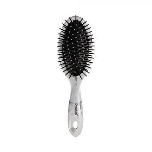 PROART ESCOVA OVAL NYLON MARBLE CINZA - EM10B