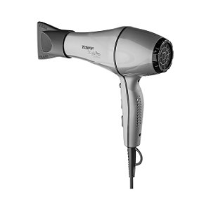 KIT - SECADOR TAIFF STYLE PRATA PRO 2000W 127V + PROART ESCOVA METALICA PRO PRATA 38MM EPM12B