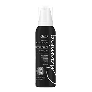 Fixador Para Cabelos Cless Mousse Modeladora Charming Extra Forte 140ml