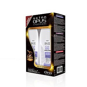 Kit Shampoo E Condicionador Cless Salon Opus Blond Expert Violet - 250ml