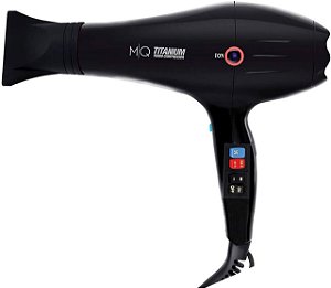 Secador De Cabelo Profissional Mq Turbo Compressor Black 2100w - 127v