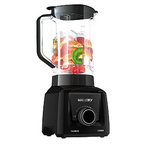 Liquidificador Mallory Taurus Preto 1300w 12 Vel 127v