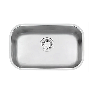 Cuba Inox Cozinha Domum AÇo Acetinado Com VÁlvula Tamanho 3 1/2 - 47x30x17cm