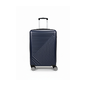 Mala De Viagem De Bordo Pequena 10kg Anac Rodas 360° - Azul Marinho - 33x47x20cm