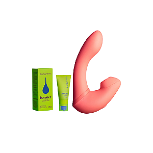 Kit Pantynova - Vibrador Putz 3 Rosa + Lubrificante Booster 20g
