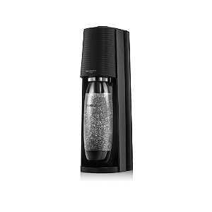 Máquina Para Gaseificar Água Terra Sodastream Preta Com Cilindro Quick Connect 60l E Garrafa 1l