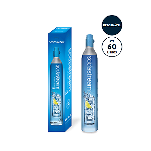 Cilindro Extra Co2 Sodastream Azul 60 Litros Original Reserva Refil