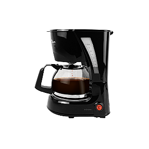 Cafeteira Elétrica Kian Cf-100 20 Xícaras Preta 600w Com Jarra De Vidro Temperado 110v