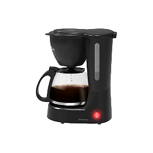 Cafeteira Elétrica Kian Cf-102 18 Xícaras Preta 650w Com Jarra De Vidro Temperado 220v