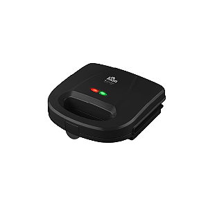 Sanduicheira E Grill Kian Sd-101 Preta 750w Com Chapas Antiaderentes E Tampa Com Trava 127v
