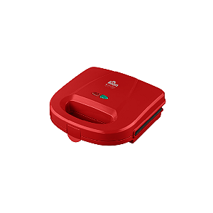 Sanduicheira E Grill Kian Sd-101 Vermelha 750w Com Chapas Antiaderentes E Tampa Com Trava 220v