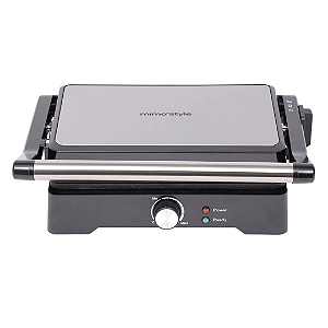 Grelha Smart Plus Gr02 Mimo Style Inox E Preto 1200w 220v