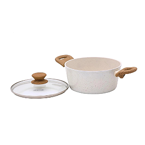 Caçarola Indução 20cm 2,2l Mármol Cook Mimo Style Alumínio Cerâmica